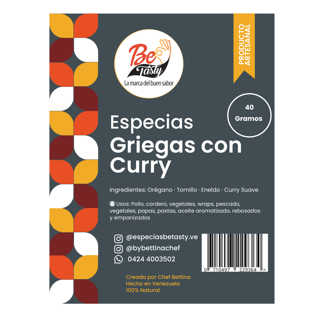 Especias Griegas con Curry